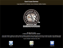 Tablet Screenshot of eastcoastmodulardormers.com